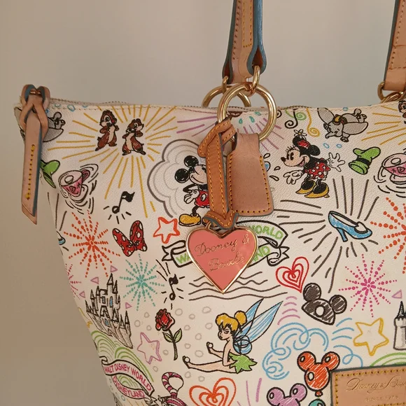 🏰✨️Dooney and Bourke- Disney Sketch Edition- Large Tote Bag - Picture 15 of 16